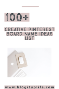 pinterest board name ideas