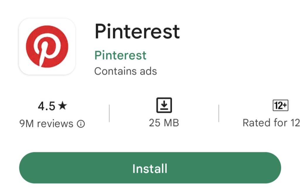 make a board on Pinterest app step 1 