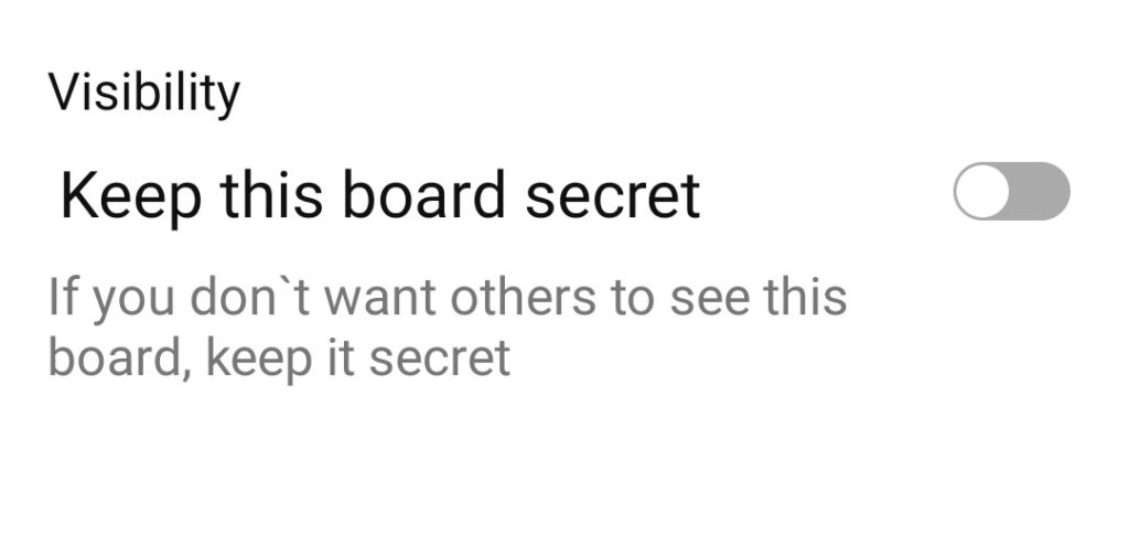 make a board on Pinterest app step 7