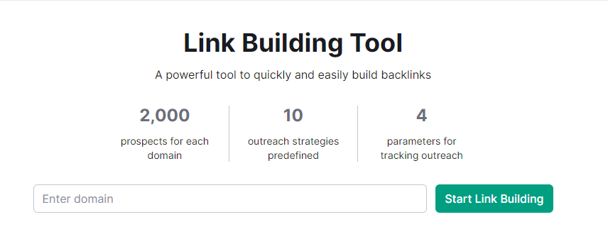 link building tool