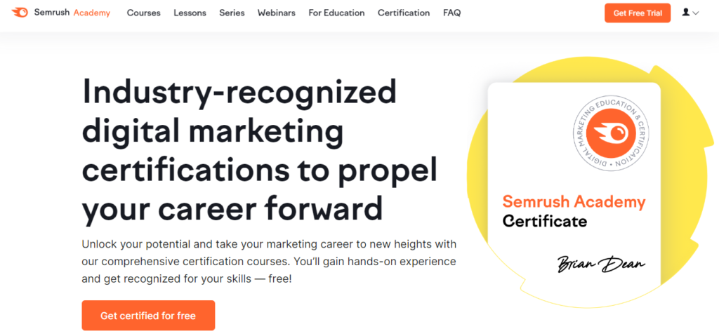 Semrush Academy