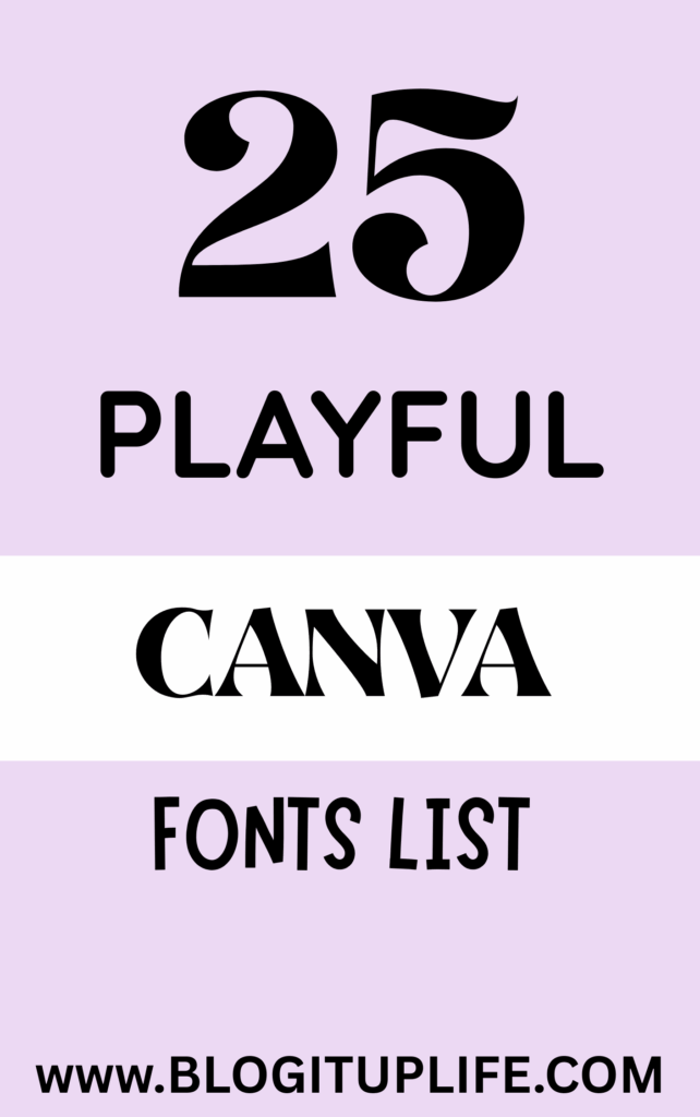 playful canva fonts list