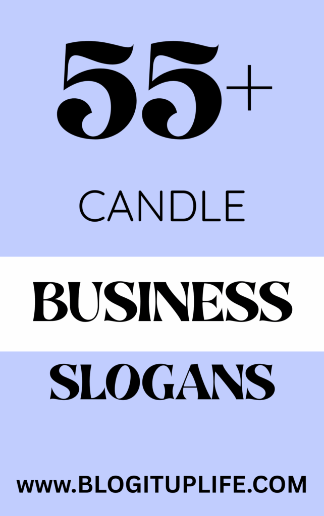 candle business slogans