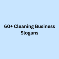 60+ Cleaning Business Slogans