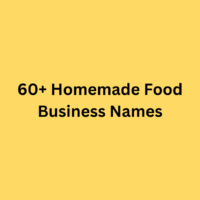 60+ Homemade Food Business Names