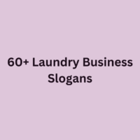 60+ Laundry Business Slogans