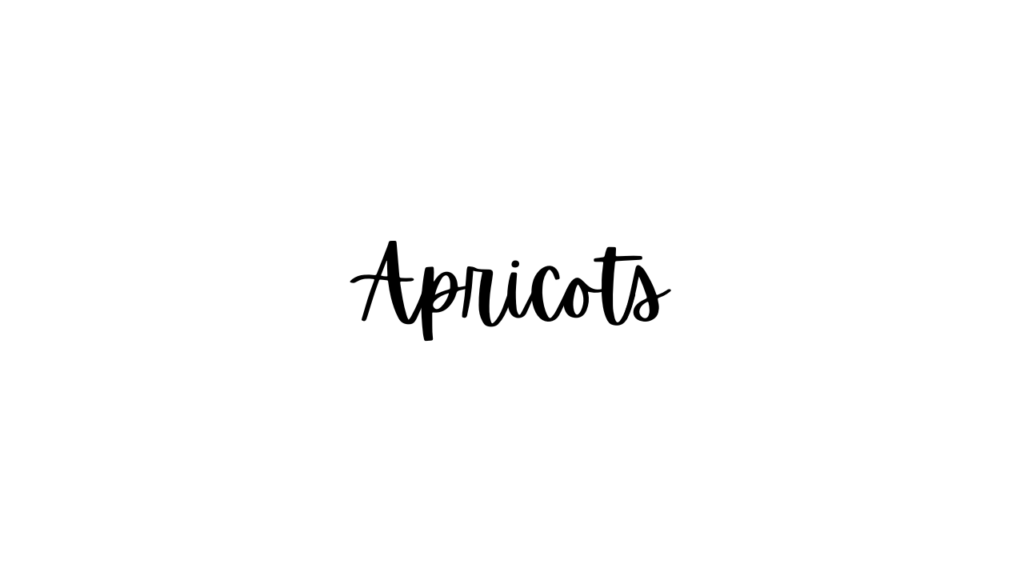 Apricots