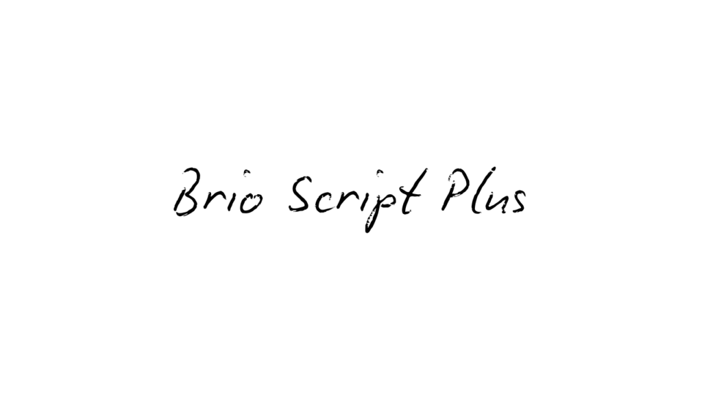 Brio Script Plus
