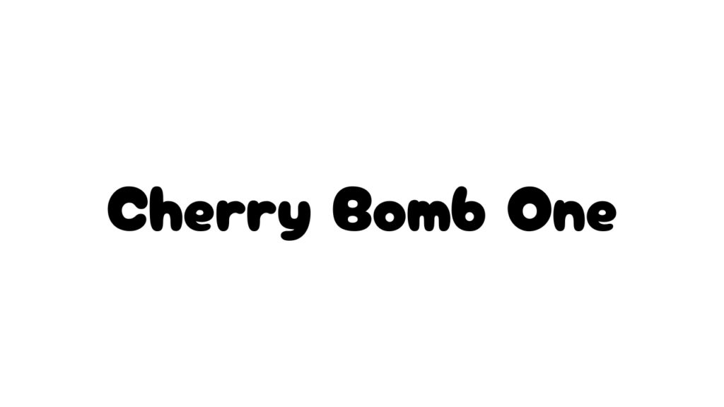 cherry bomb one