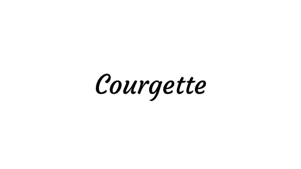 Courgette