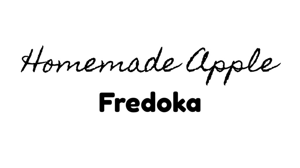 Homemade Apple + Fredoka