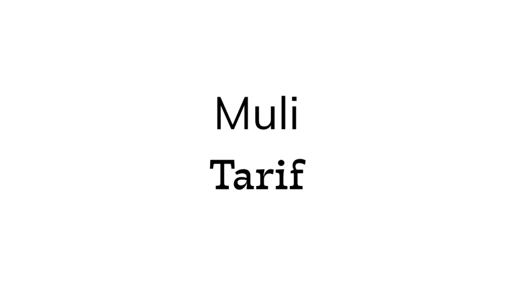 Muli + Tarif
