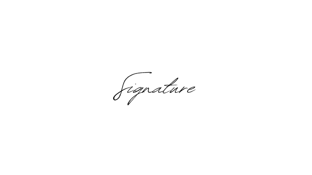 Signature