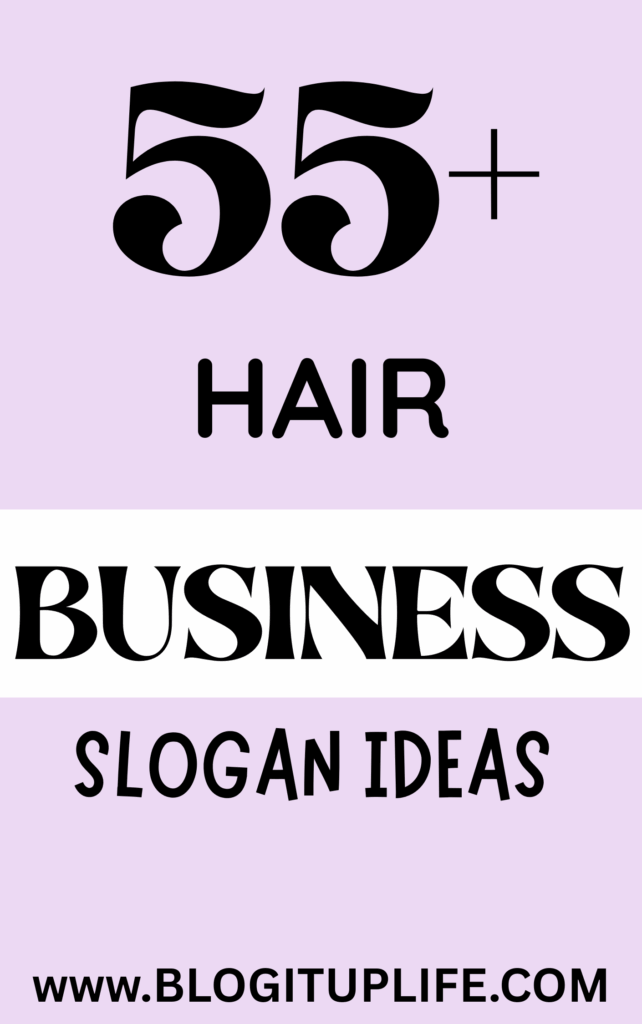 hair business slogan ideas
