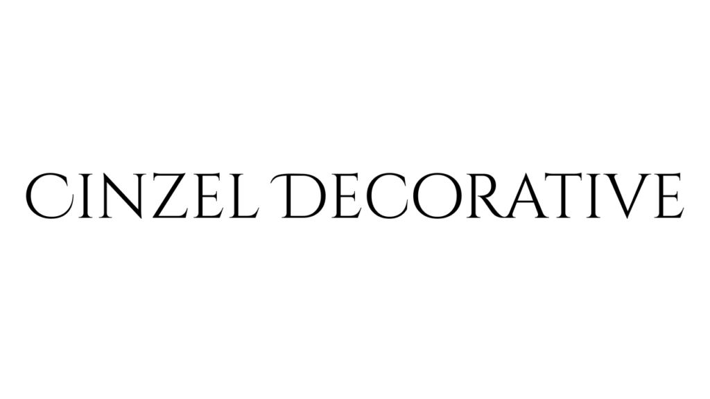 Cinzel Decorative