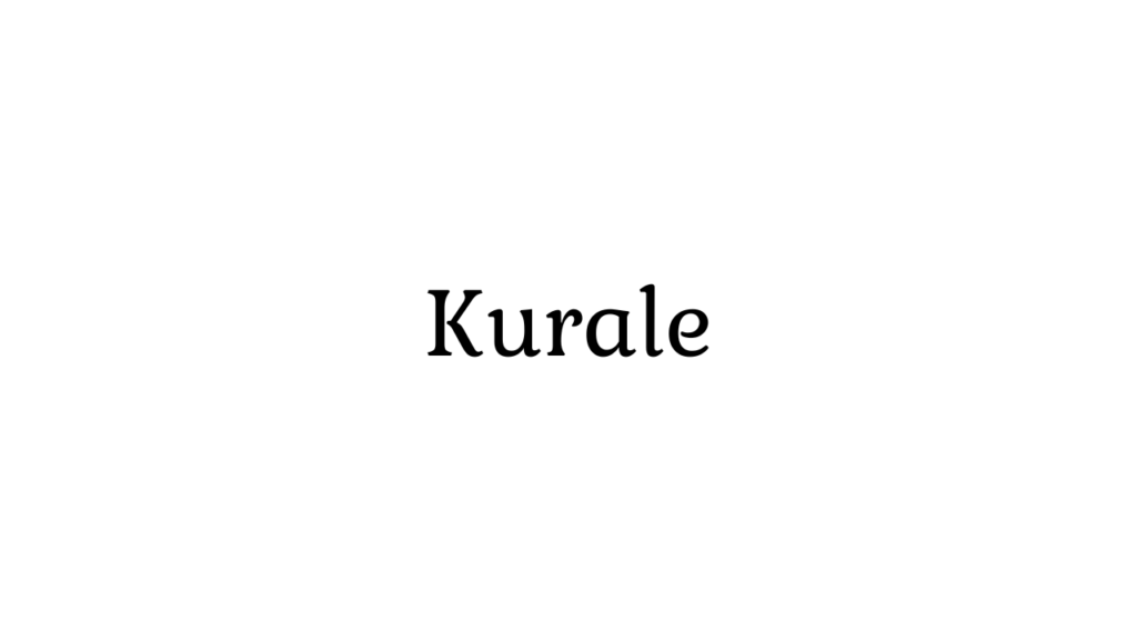 Kurale