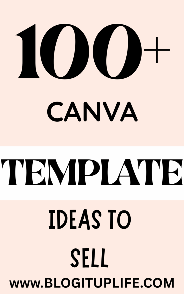 Canva template ideas to sell