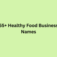 55+ Healthy Food Business Names