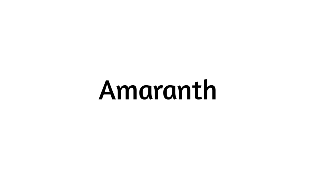 Amaranth