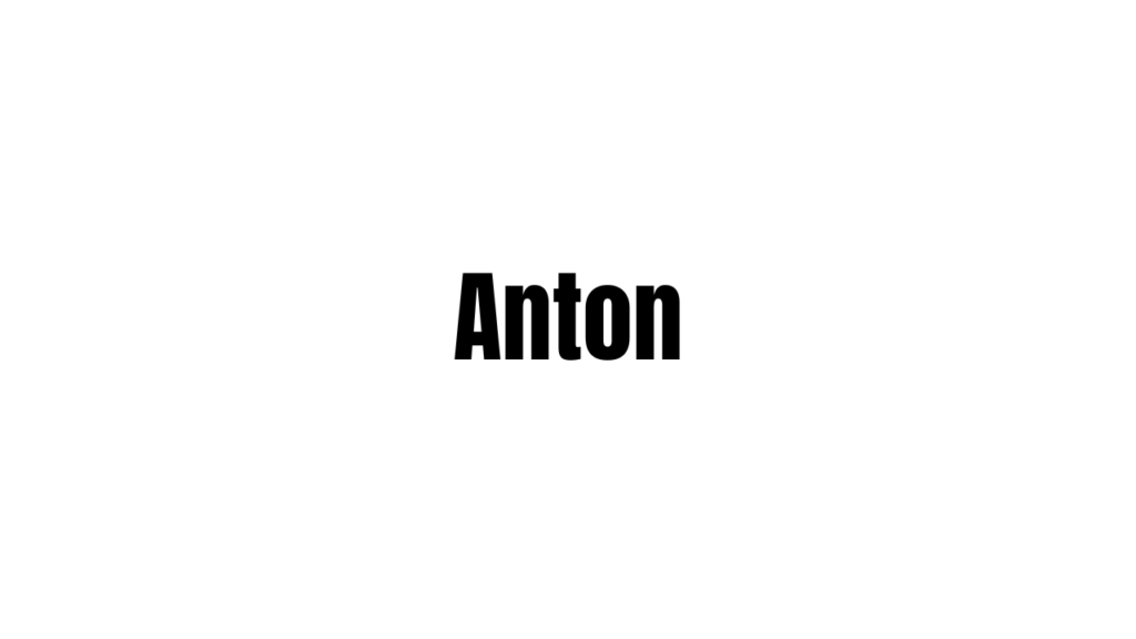 Anton