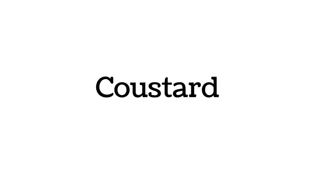 coustard