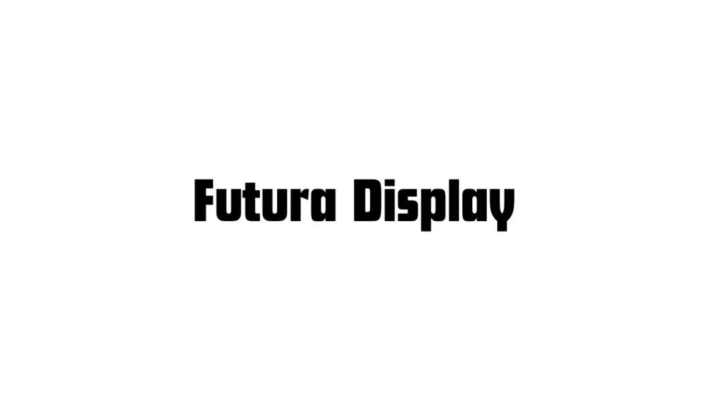 Futura Display