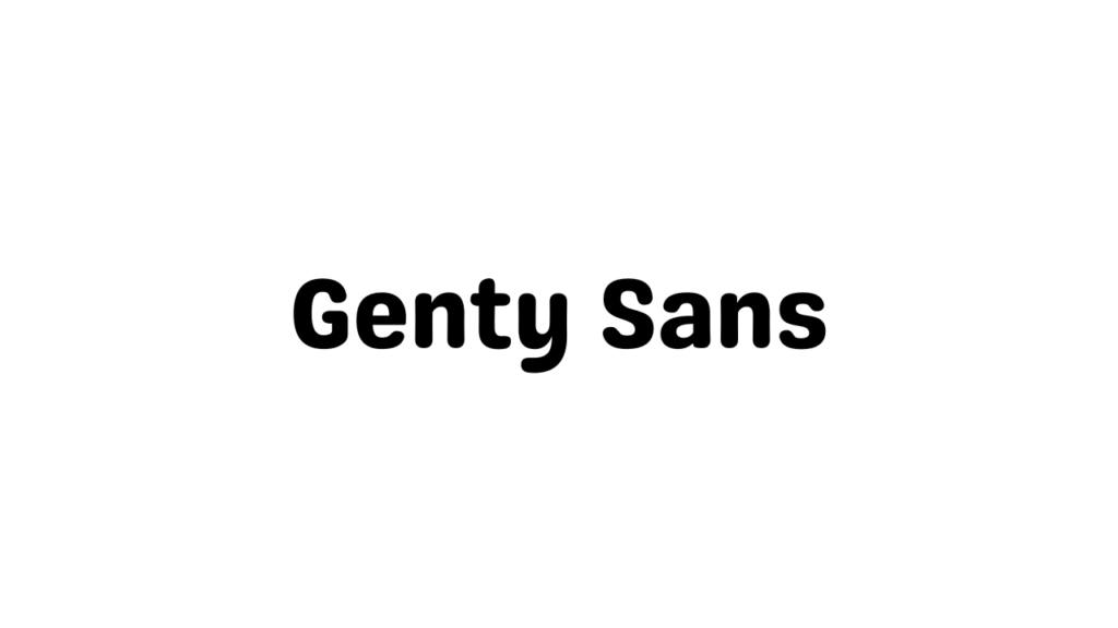 Genty Sans