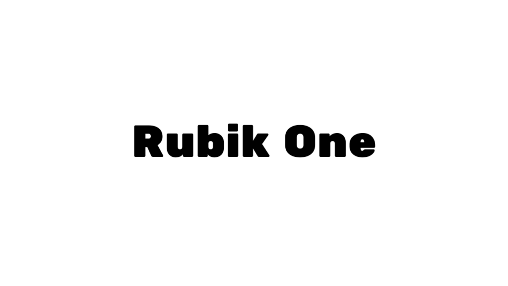 Rubik One