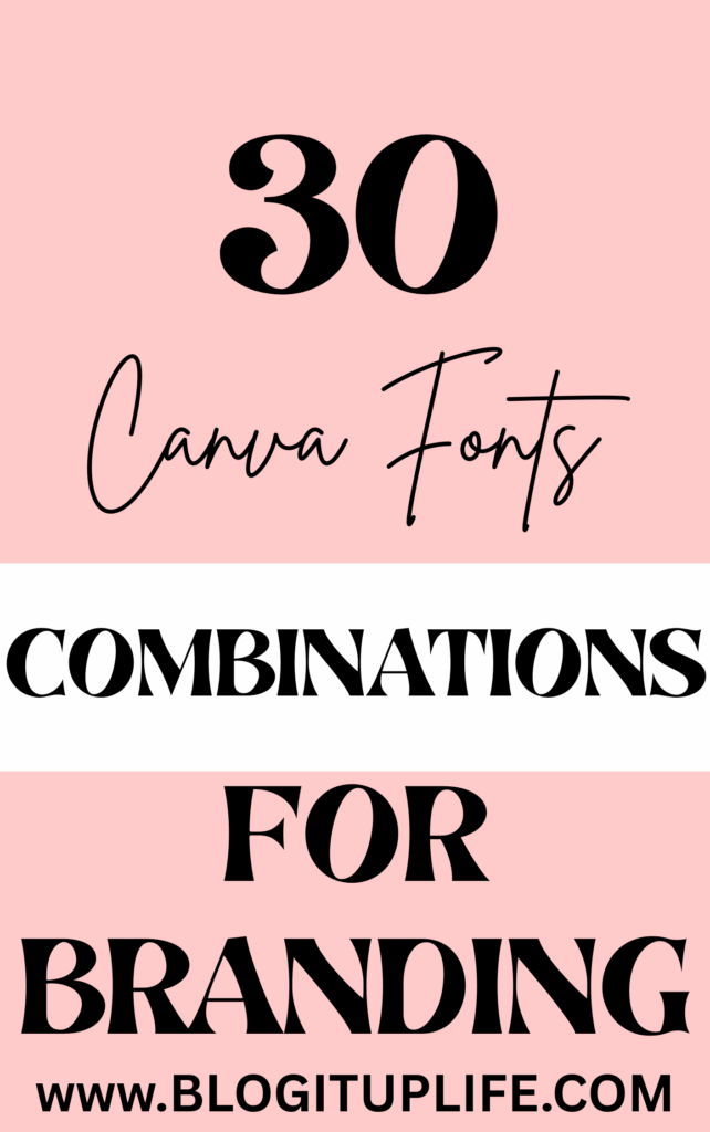 Canva Fonts For Branding