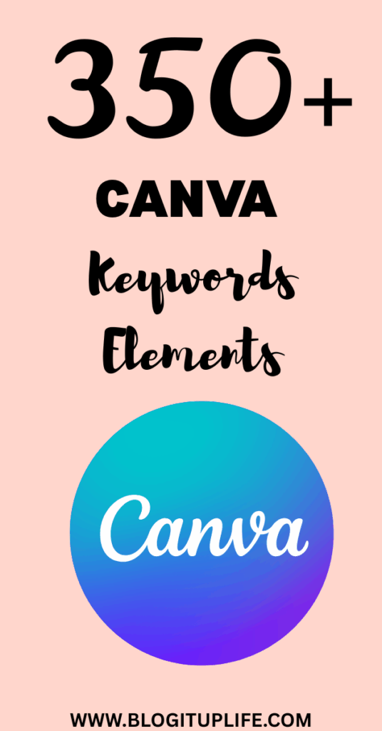 350+ Canva Keywords Elements