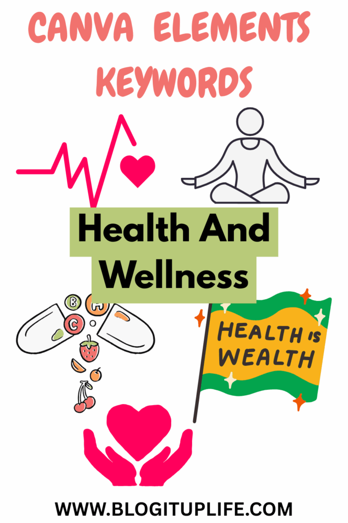 Canva Elements Keywords Health And Wellness