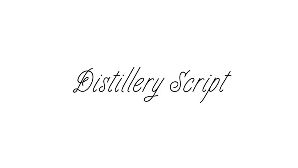 Distillery Script