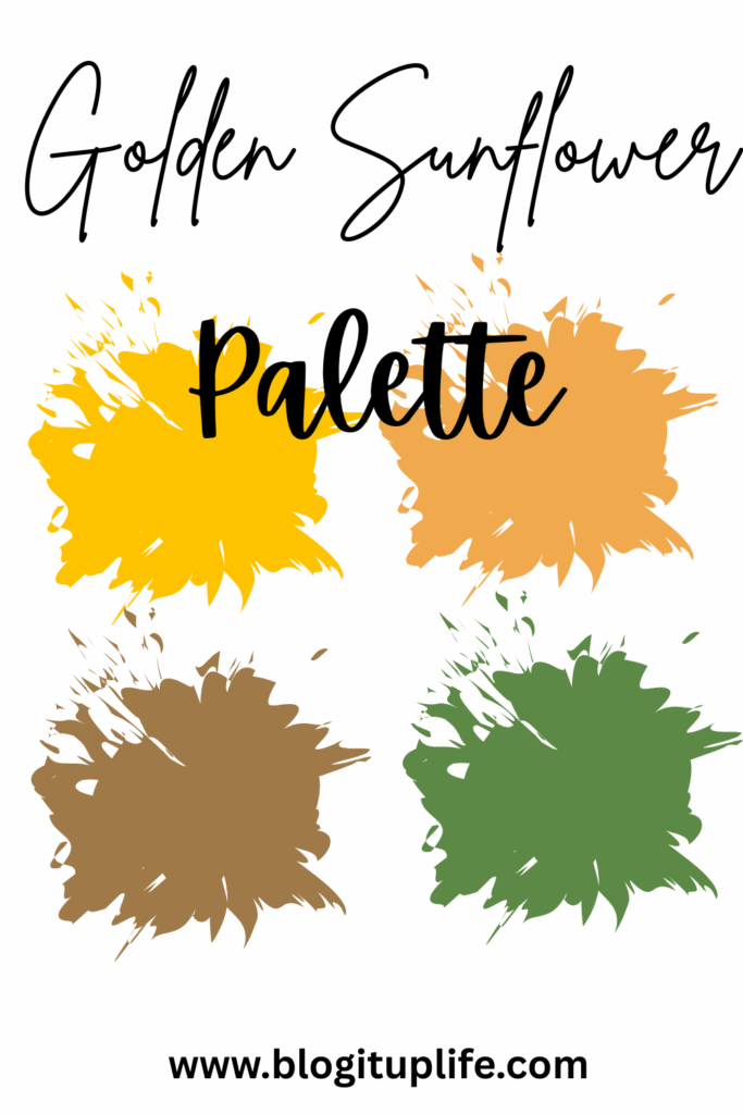 Golden Sunflower Palette