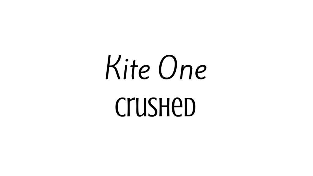 Kite One And Crushed