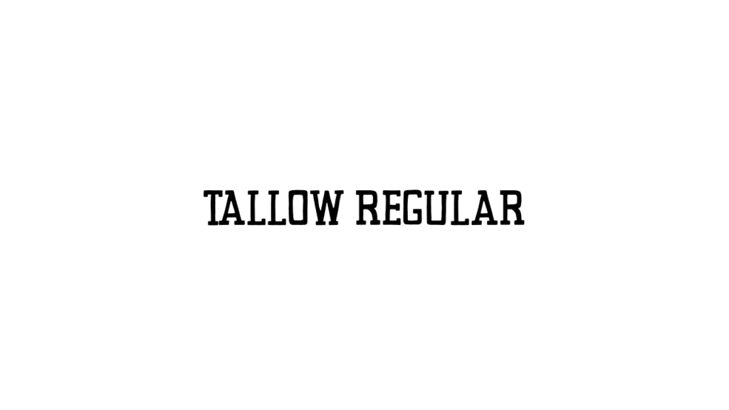 Tallow Regular