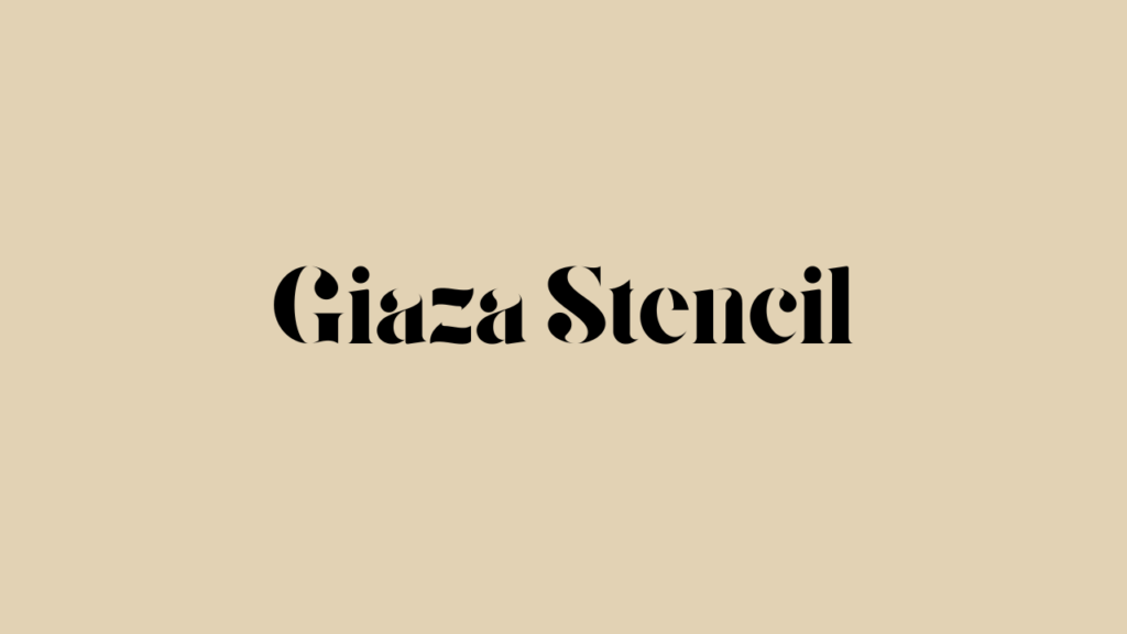 Giaza Stencil
